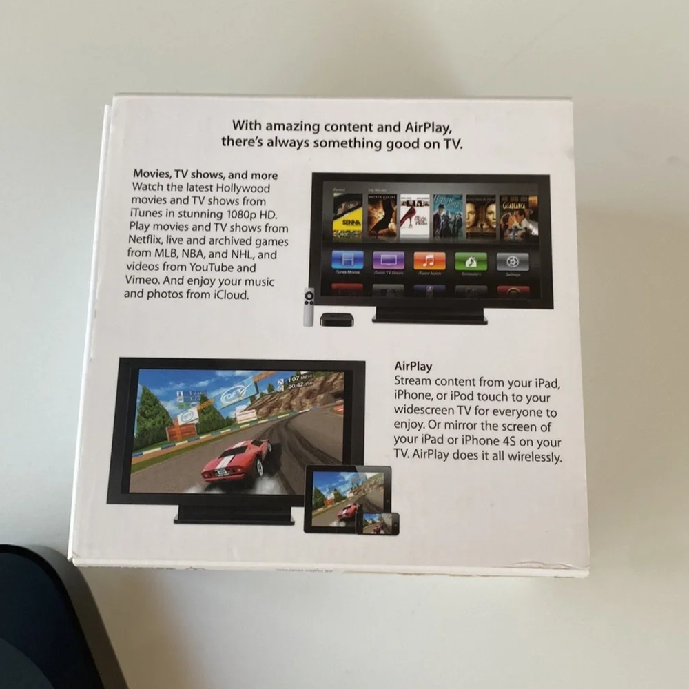Apple TV streaming device with Remote